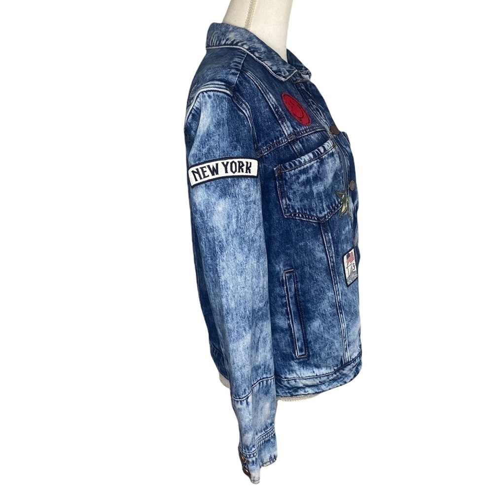 William Rast Founded by Justin Timberlake and Trace Ayala Denim Patches Jacket - Picture 6 of 12